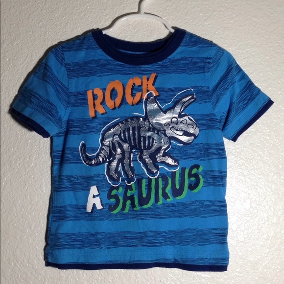 Little Boy's miniville Rock A Saurus tee 4t - Picture 1 of 6